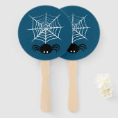 Halloween Spinnenweb Handwaaier (Voorkant en achterkant)