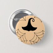 Halloween spinnenweb heksen pet badge ronde button 5,7 cm (Voorkant /achterkant)