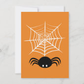 Halloween Spinnenweb Kaart (Achterkant)