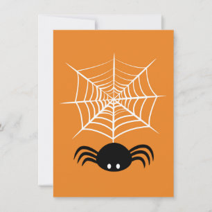 Halloween Spinnenweb Kaart