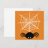 Halloween Spinnenweb Kaart (Voorkant / Achterkant)