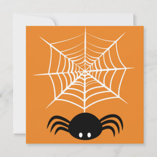 Halloween Spinnenweb Kaart