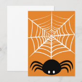Halloween Spinnenweb Kaart (Voorkant / Achterkant)