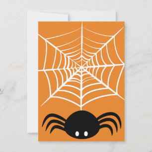 Halloween Spinnenweb Kaart