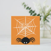 Halloween Spinnenweb Kaart (Staand voorkant)