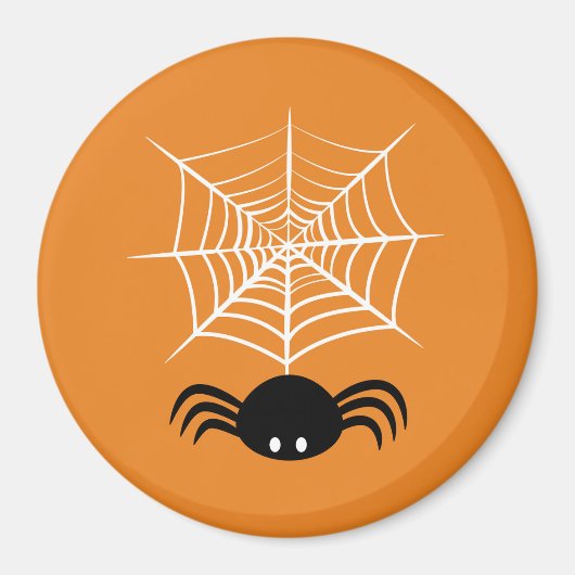 Halloween Spinnenweb Magneet (Voorkant)