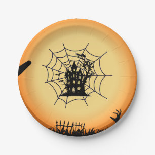 Halloween Spinnenweb Papieren BordPapieren Bord