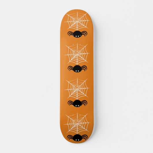 Halloween Spinnenweb Persoonlijk Skateboard (Voorkant)