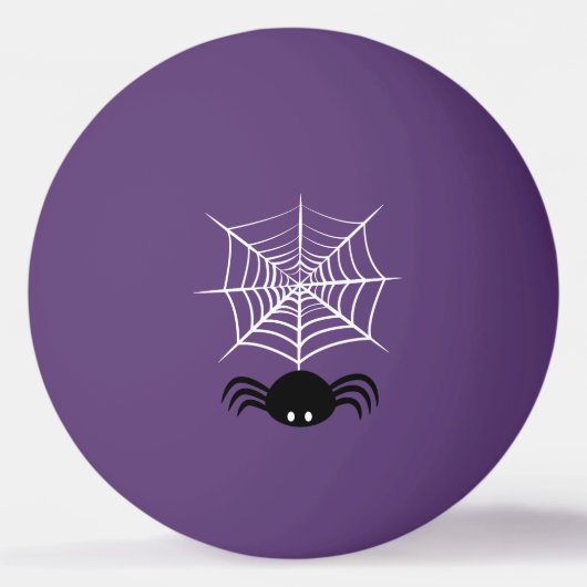 Halloween Spinnenweb Pingpongbal (Voorkant)