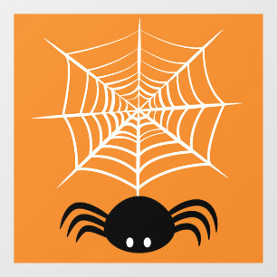 Halloween Spinnenweb Raamsticker