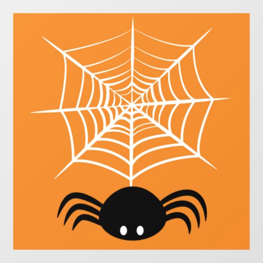 Halloween Spinnenweb Raamsticker (Vel)