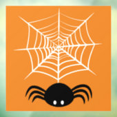 Halloween Spinnenweb Raamsticker (Vel 3)