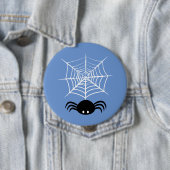Halloween Spinnenweb Ronde Button 4,0 Cm (In situ)