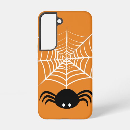 Halloween Spinnenweb Samsung Galaxy Hoesje (Achterkant)