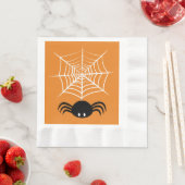 Halloween spinnenweb servet (Insitu)