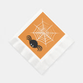 Halloween spinnenweb servet (Hoek)
