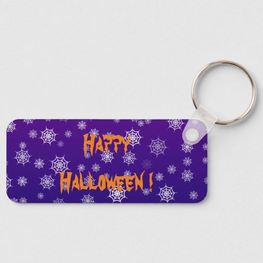Halloween Spinnenweb Sleutelhanger (Voorkant)