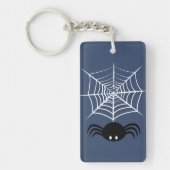 Halloween Spinnenweb Sleutelhanger (Voorkant)