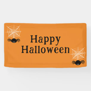 Halloween Spinnenweb Spandoek