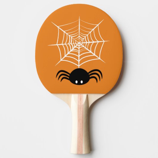Halloween Spinnenweb  Tafeltennisbatje (Voorkant)