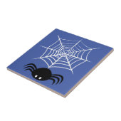 Halloween Spinnenweb Tegeltje (Zijkant)