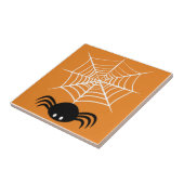 Halloween Spinnenweb Tegeltje (Zijkant)