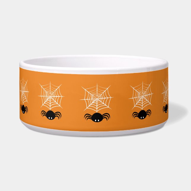 Halloween Spinnenweb  Voerbakje (Voorkant)