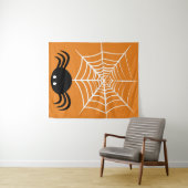 Halloween Spinnenweb Wandkleed (In Situ (horizontaal))