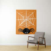 Halloween Spinnenweb Wandkleed (In situ)