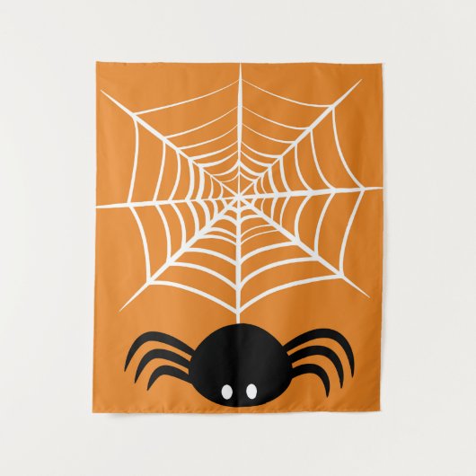 Halloween Spinnenweb Wandkleed (Voorkant)