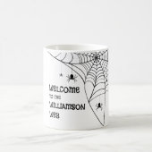 Halloween Spinnenweb Welkom Koffiemok (Center)