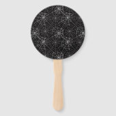 Halloween spinnenwebpatroon | Handventilator Handwaaier (Voorkant)