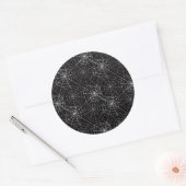 Halloween spinnenwebpatroon | STICKER (Envelop)