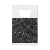 halloween spinrag creditkaart flessenopener (Achterkant)