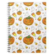 Halloween Spiraalschrift - Geesten & Snoepmais