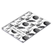 Halloween Spiral Notebook – Vintage Gothic Notitieboek (Linkerzijde)