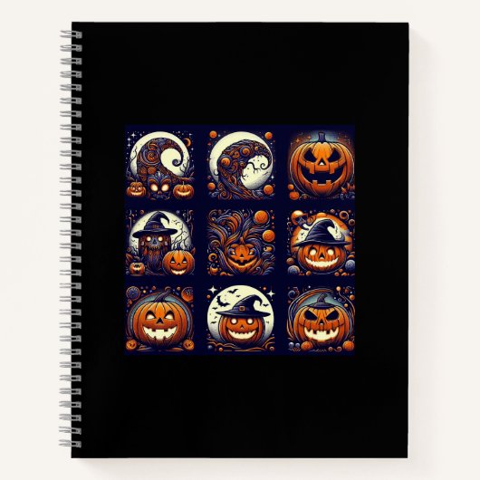 Halloween Spiral Notitieboek (Voorkant)