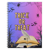 Halloween Spiral Notitieboek – Spooky Journal Schr (Voorkant)