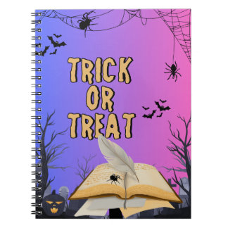 Halloween Spiral Notitieboek – Spooky Journal Schr