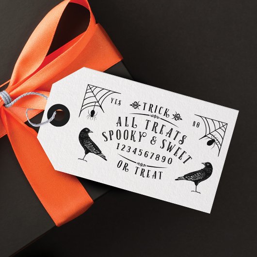Halloween Spirit Board | Trick or treat Hartelijk  Cadeaulabel