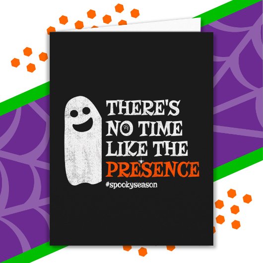 Halloween Spirit Happy Ghost Funny Halloween Kaart