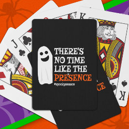 Halloween Spirit Happy Ghost Funny Halloween Pokerkaarten
