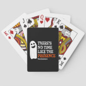 Halloween Spirit Happy Ghost Funny Halloween Pokerkaarten (Achterkant)