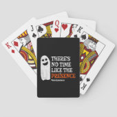 Halloween Spirit Happy Ghost Funny Halloween Pokerkaarten (Achterkant)