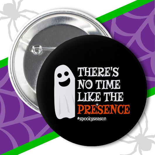 Halloween Spirit Happy Ghost Funny Halloween Ronde Button 5,7 Cm