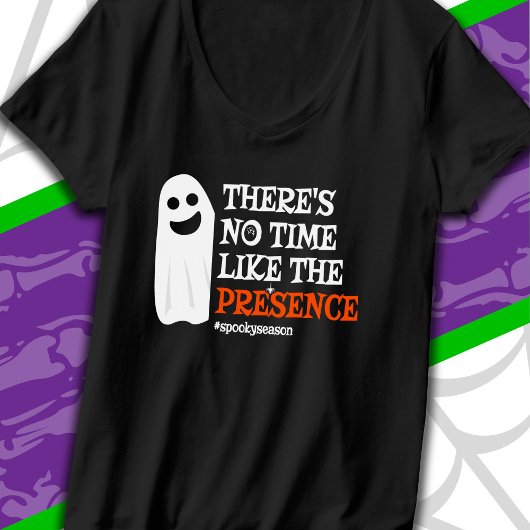Halloween Spirit Happy Ghost Funny Halloween T-shirt