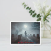 Halloween, Spirit Rising, Spooky, Graveyard Briefkaart (Staand voorkant)