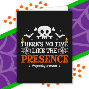 Halloween Spirit Skull Crossbones Grappige Hallowe Kaart