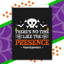 Halloween Spirit Skull Crossbones Grappige Hallowe Kaart