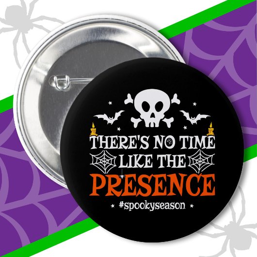 Halloween Spirit Skull Crossbones Grappige Hallowe Ronde Button 5,7 Cm